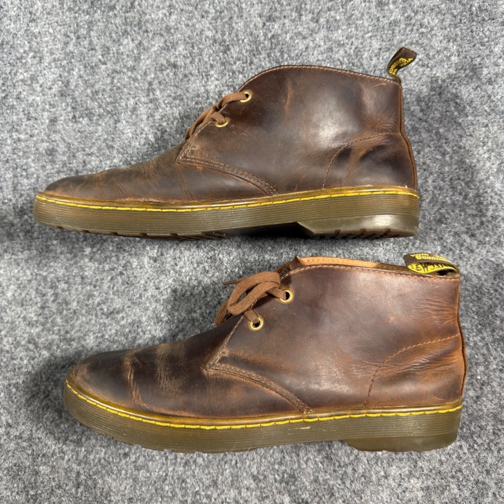 Dr. Martens Cabrillo Chukka Boots Mens 10 Brown Leather Vintage Desert Shoes
